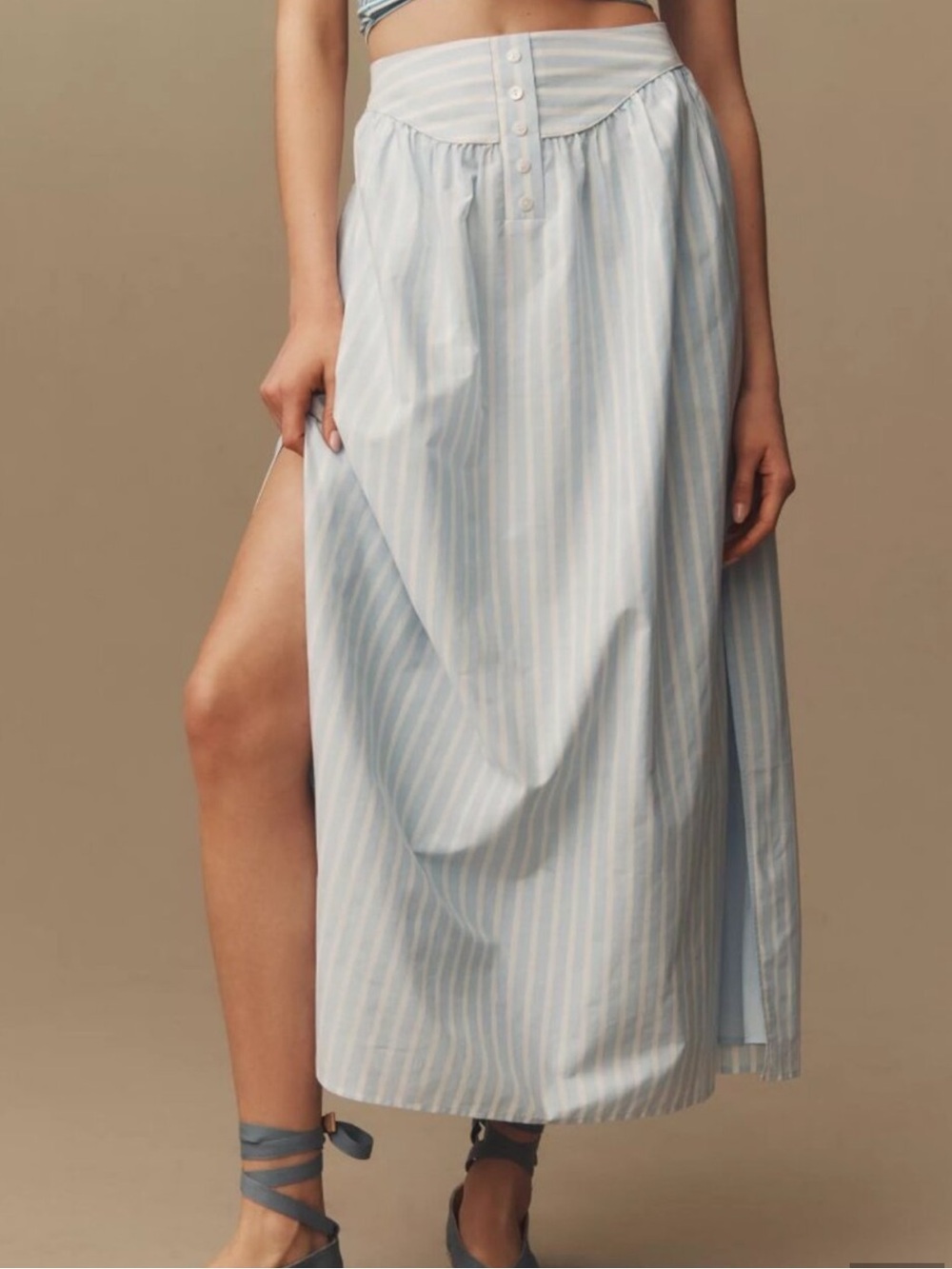 Anthropologie Mare Mare Drop Waist Maxi Skirt S